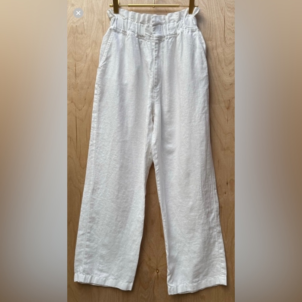 Posse White Wide Leg Pants